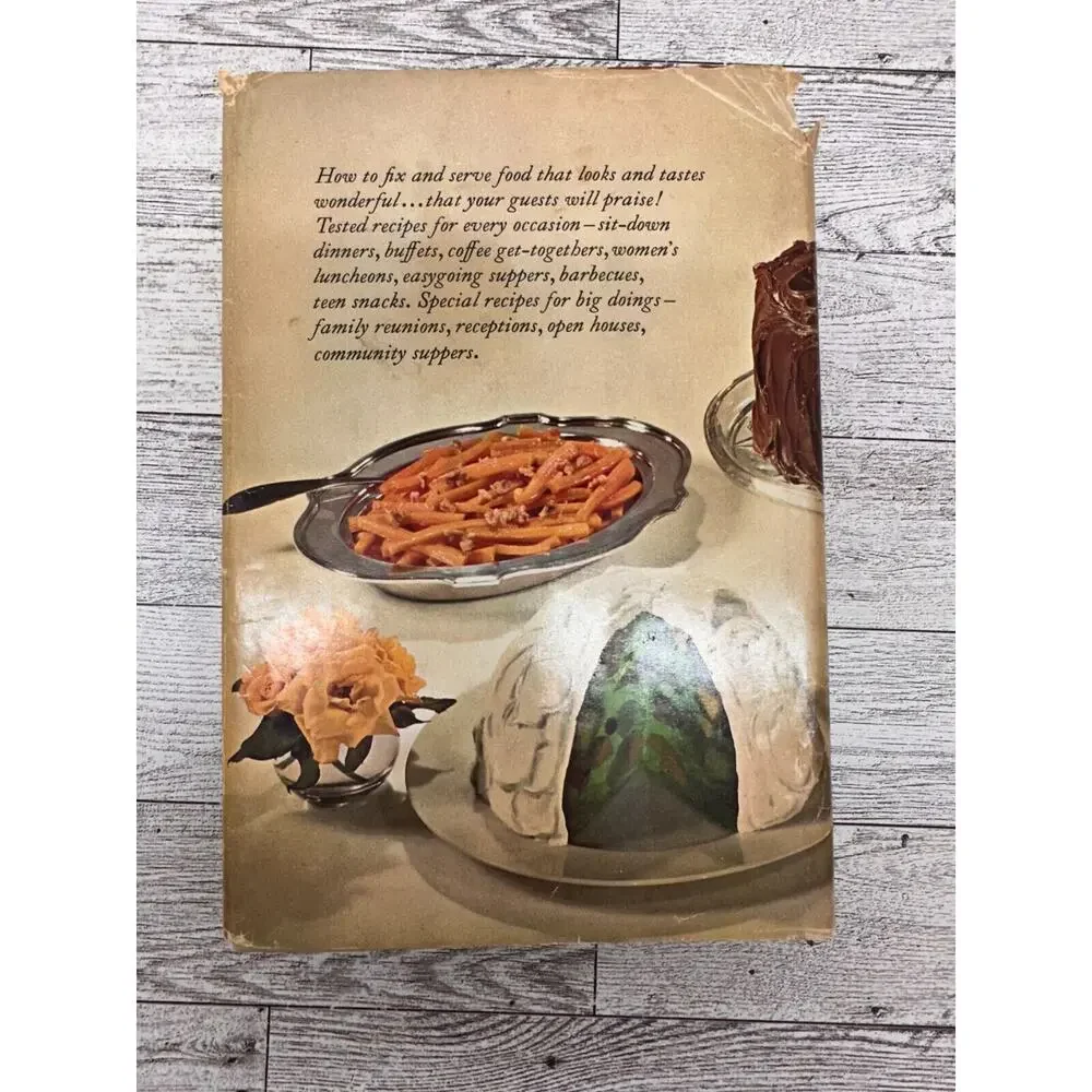 Vintage 1968 Farm Journal's Cooking for Company Cookbook Recipes HCDJ